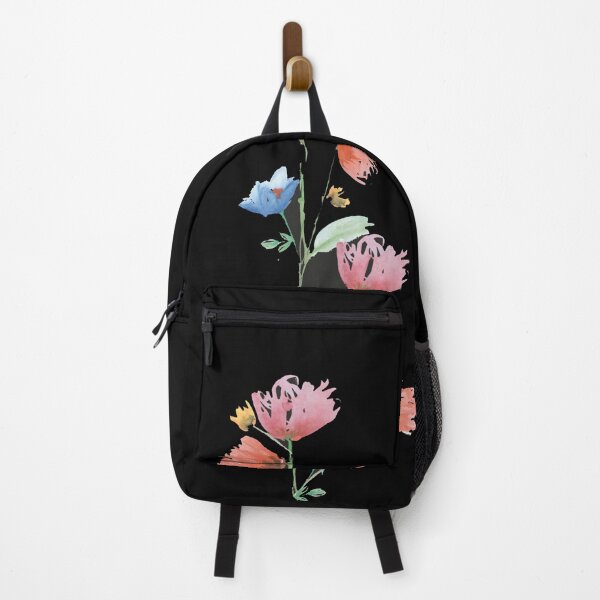 Item preview, black chalk effect background with flowers designed and sold by zedvonzee.