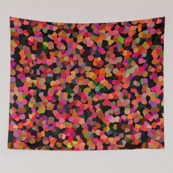 Item preview, MULTICOLOR - BIG BRIGHT PINK CONFETTI THEMED PATTERN   designed and sold by ozcushionstoo.