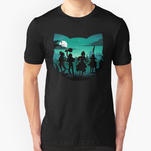 Chomusuke Silhouette Slim Fit T-Shirt