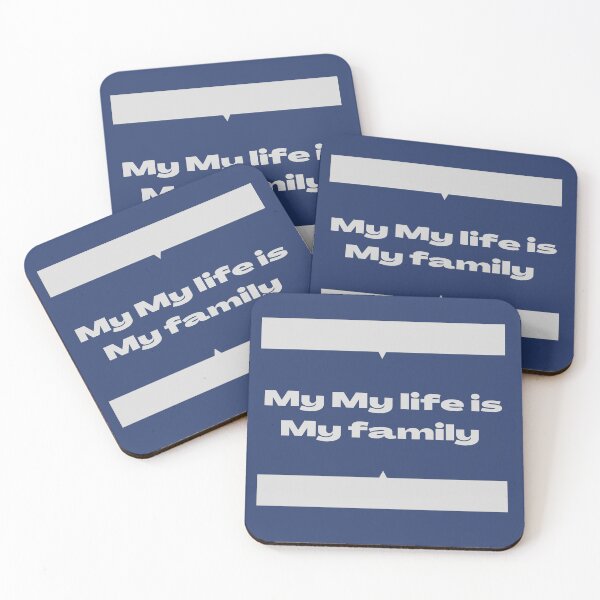 Item preview, My life is my family -quote designed and sold by PraArts2002.