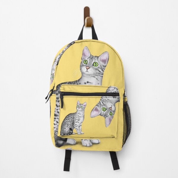 Item preview, Egyptian Mau (Yellow Background) designed and sold by illucalliart.