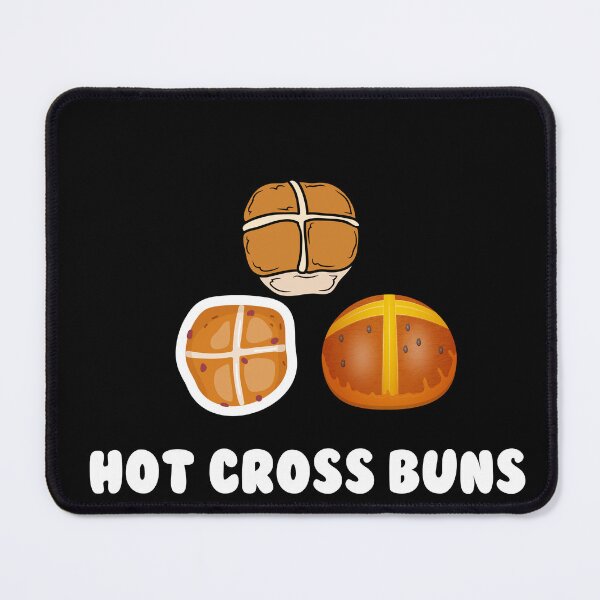 Item preview, funny hot cross buns  designed and sold by beautifulworld9.
