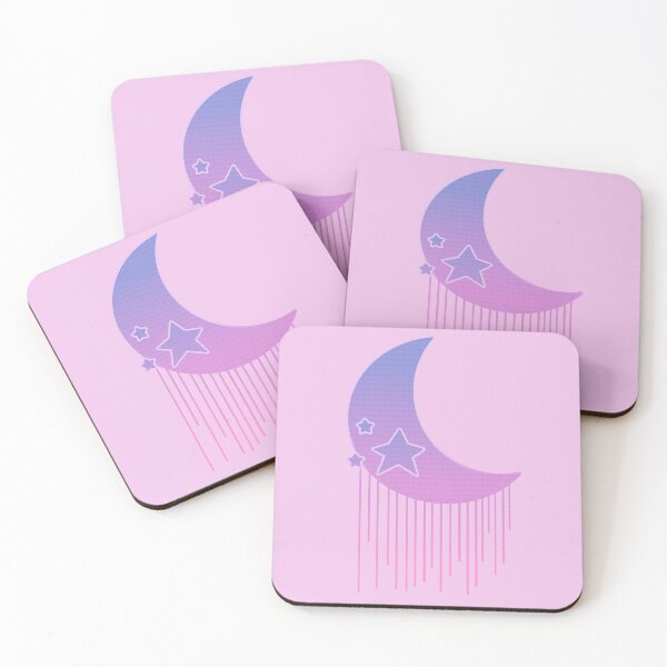 Item preview, Kawaii Pastel Moon and Stars designed and sold by With Love, InspireMari.