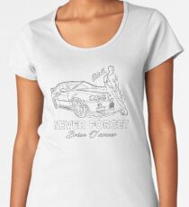 Fast 8 - Never Forget Paul Walker Women's Premium T-Shirt