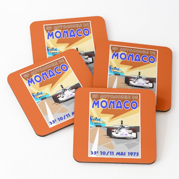 Item preview,  MONACO GRAND PRIX : Vintage 1975  Auto Racing Print designed and sold by posterbobs.