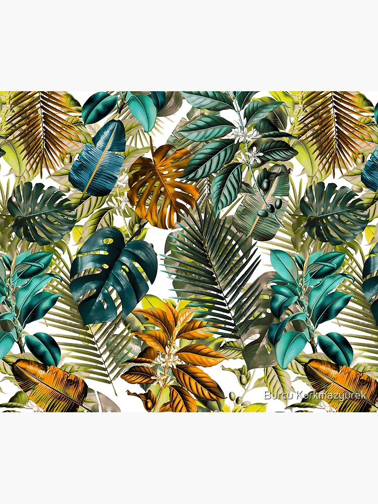 Thumbnail 3 of 3, Tapestry, Tropical Garden IV designed and sold by burcukyurek.