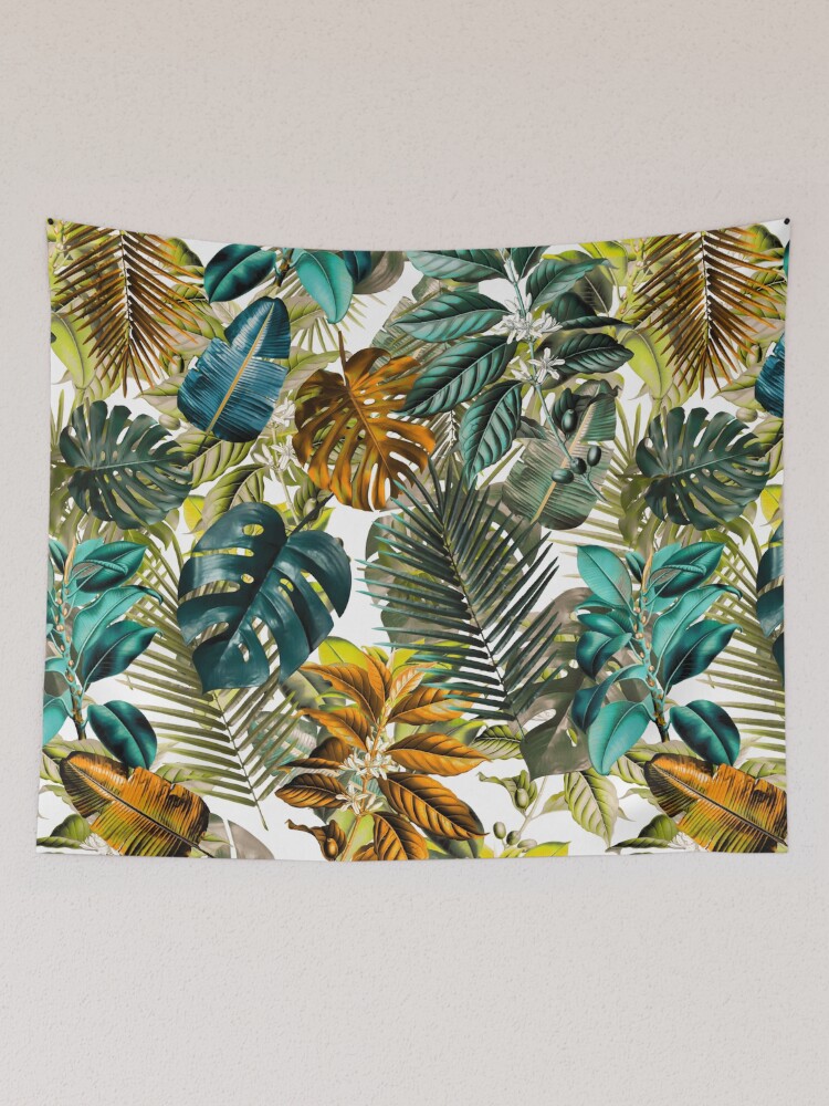 Thumbnail 2 of 3, Tapestry, Tropical Garden IV designed and sold by burcukyurek.