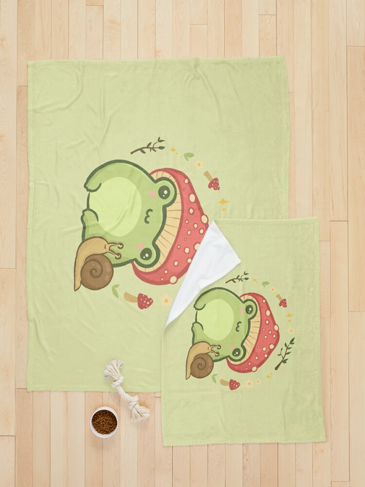 Cute frog blanket for baby