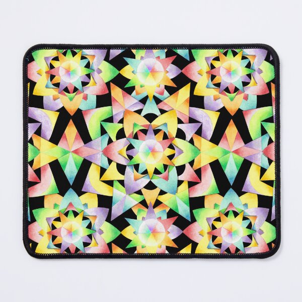 Item preview, Rainbow Kaleidoscope Mandala designed and sold by PatriciaSheaDesigns.