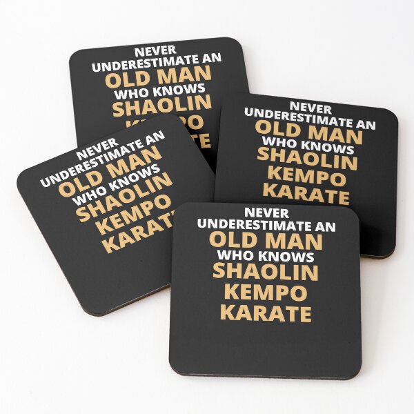 Item preview, Never Underestimate An Old Man Who Knows Shaolin Kempo Karate designed and sold by clickmostro.