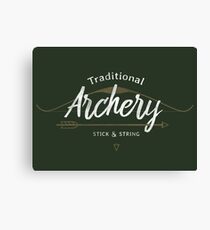 Traditional Archery Stick & String Canvas Print