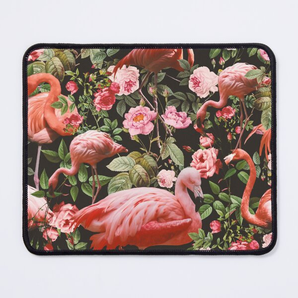 Item preview, Floral and Flamingo Pattern designed and sold by Burcu Korkmazyurek.