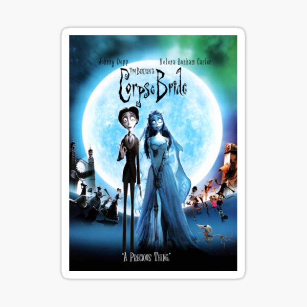"corpse bride " Sticker for Sale by ItsartDesiign | Redbubble