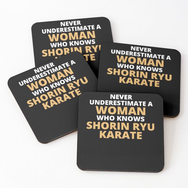 Item preview, Never Underestimate A Woman Who Knows Shorin Ryu Karate designed and sold by clickmostro.
