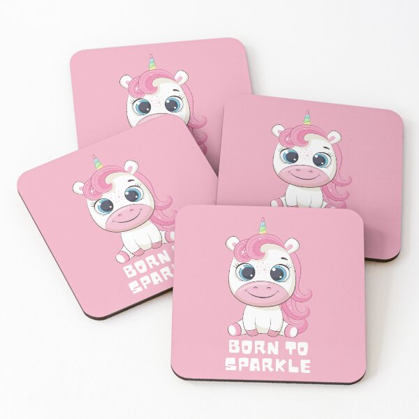 Item preview, born to sparkle | A cute baby unicorn designed and sold by azy2shop.