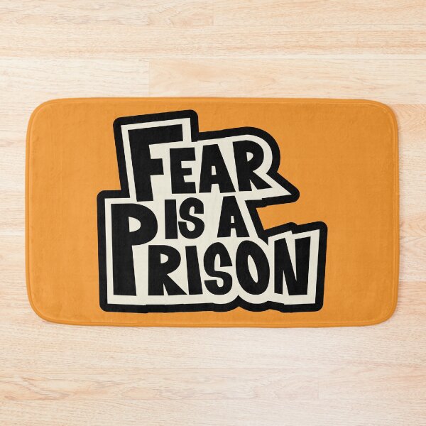 Item preview, Fear is a prison! Political and critical quotes. typography art. Fear is a prison designed and sold by Boogosh.