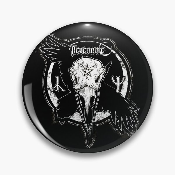 Artikelvorschau, Nimmermehr, Edgar Allan Poe, Gothic-Ästhetik, Gothic-Wohnkultur, Rabenschädel, Magische Runen, Vintage-Hexe, Gothic-Mädchen, Hexerei entworfen und verkauft von SSINAMOON.