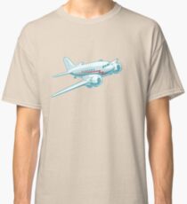 Cartoon Retro Airplane Classic T-Shirt