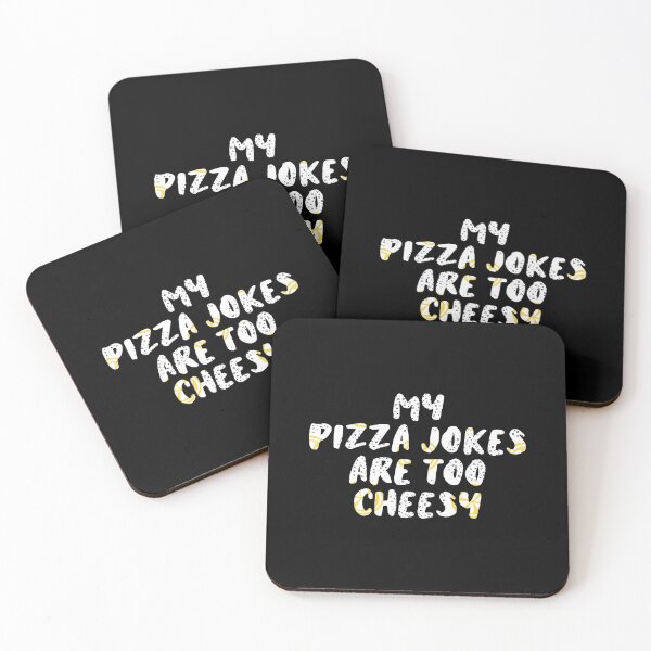 Item preview, My Pizza Jokes Are Too Cheesy designed and sold by ZubiyaArt.