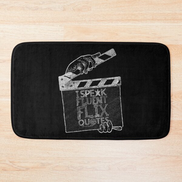 Item preview, CLAPPER BOARD - I SPEAK FLUENT FLIX QUOTES - FUNNY PUN - I LOVE MOVIES designed and sold by KoolDsigns-FLIX.