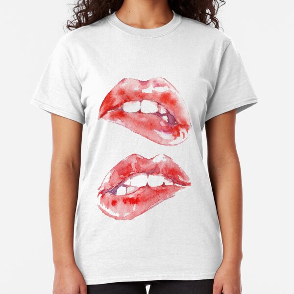 Biting Lips Classic T-Shirt