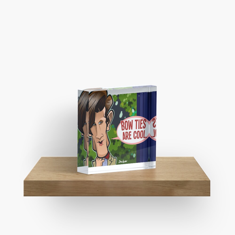 Bow Ties Are Cool Acrylic Block