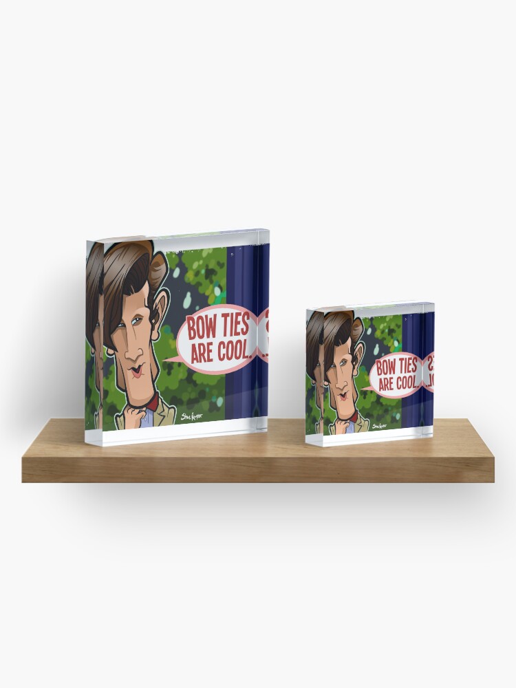 Alternate view of Bow Ties Are Cool Acrylic Block