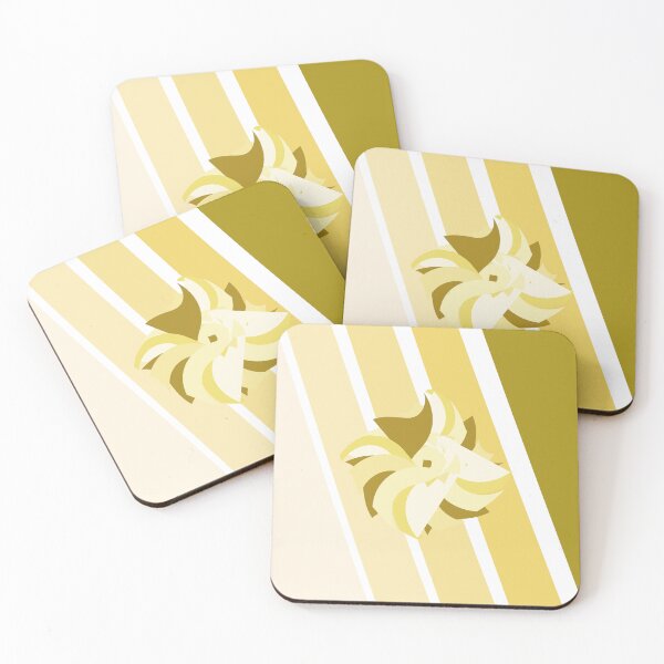 Item preview, Artistic Floral Ribbon Decoration Set - Yellow designed and sold by WilliamsGFX.