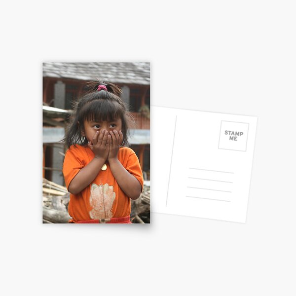 Nepalese girl Postcard
