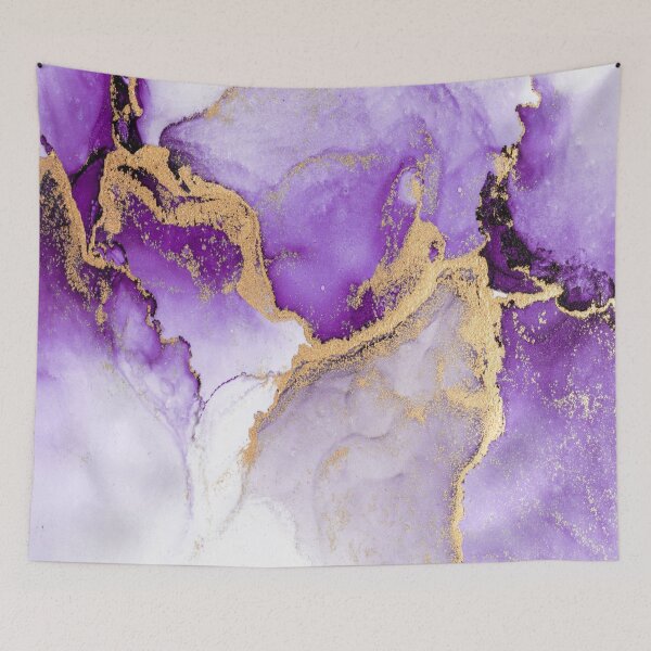 Item preview, Purple&Gold marble texture seamless designed and sold by American Victoria.