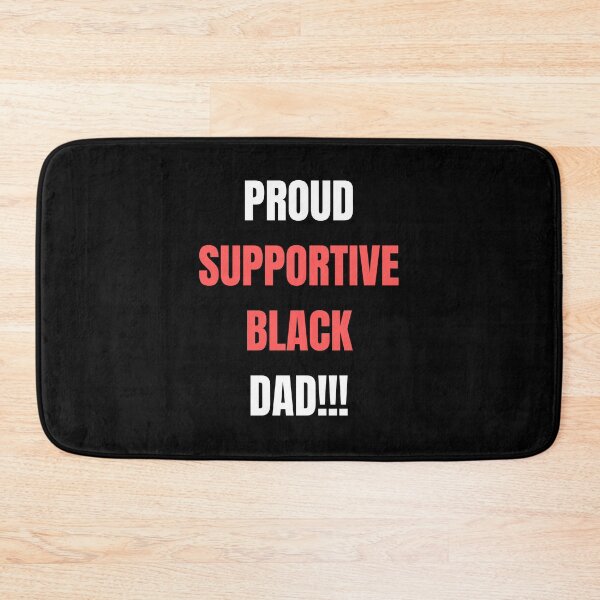 Item preview, proud supportive black dad designed and sold by Magicalair.