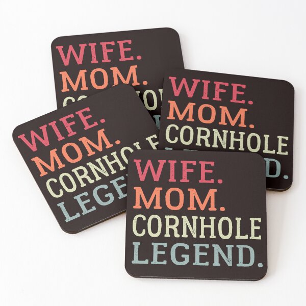 Item preview, Wife Mom Cornhole Legend, Funny Cornhole Design, Cornhole Quote  designed and sold by Aerial Addicts.