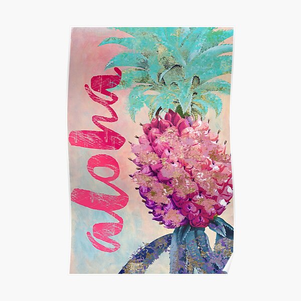Aloha Pineapple Poster