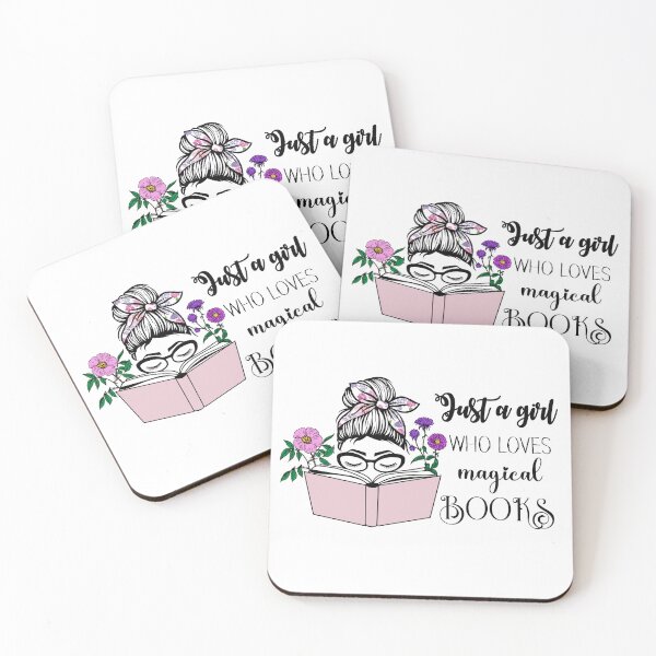 Item preview, Just a girl who loves magical books designed and sold by Karenamoon.