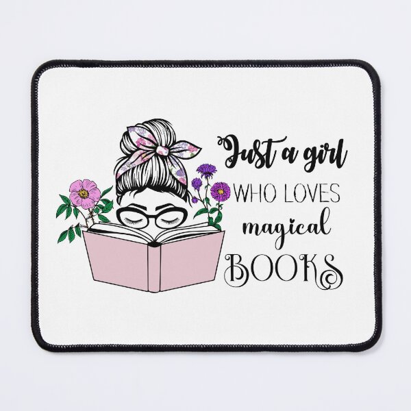 Item preview, Just a girl who loves magical books designed and sold by Karenamoon.