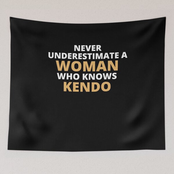 Item preview, Never Underestimate A Woman Who Knows Kendo designed and sold by clickmostro.