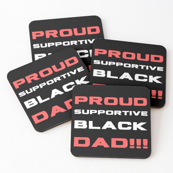 Item preview, proud supportive black dad designed and sold by Magicalair.