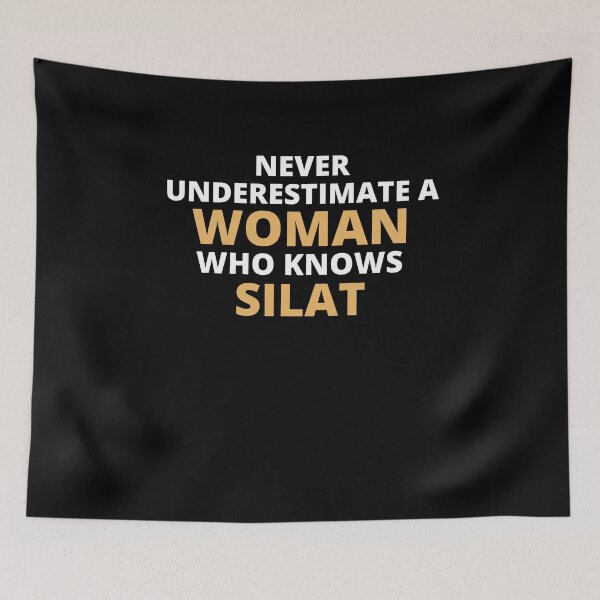 Item preview, Never Underestimate A Woman Who Knows Silat designed and sold by clickmostro.