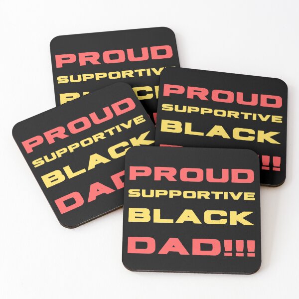 Item preview, proud supportive black dad designed and sold by Magicalair.
