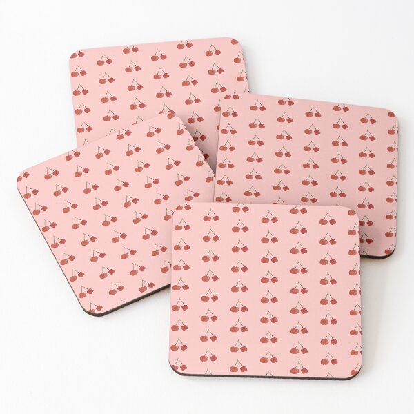 Item preview, pink cherry watercolor pattern designed and sold by Laura_S _13.