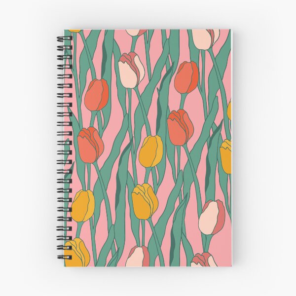 Item preview,  Colorful Tulips modern print vibrant colors designed and sold by Claudia S. Design.