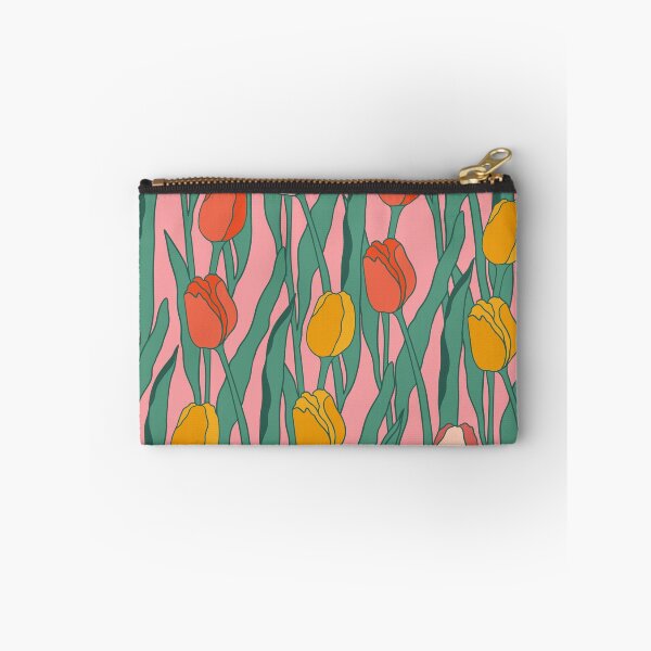 Item preview,  Colorful Tulips modern print vibrant colors designed and sold by Claudia S. Design.