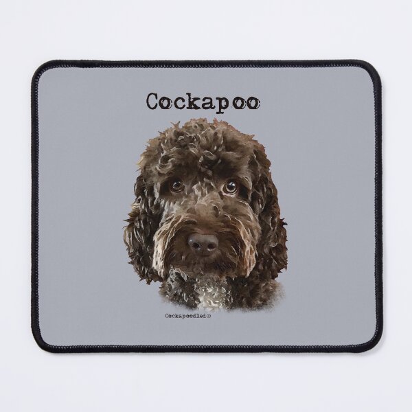 Item preview, Chocolate Cockapoo Dog  designed and sold by Happy Dog Doodles.