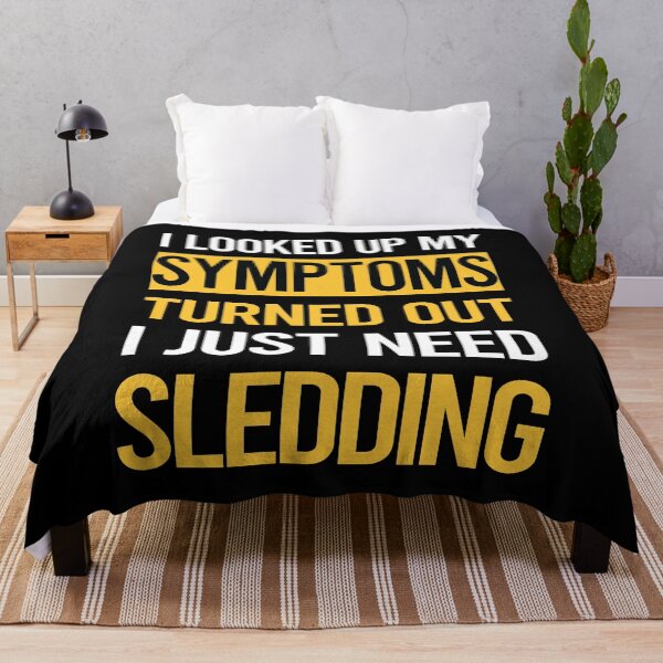 Item preview, Funny My Symptoms Sledding Sledging Sleighing designed and sold by kerry8d7dlaurie.