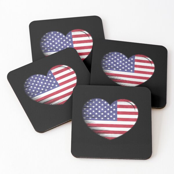 Item preview, I LOVE USA MY HOMELAND MY COUNTRY HEART AMERICA designed and sold by sobriowslen.