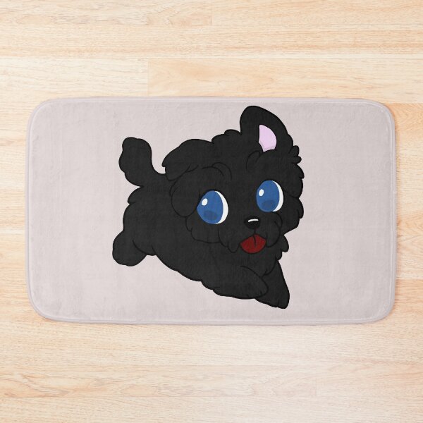 Item preview, cute black puppy designed and sold by EveryCuteThings.