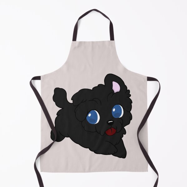 Item preview, cute black puppy designed and sold by EveryCuteThings.