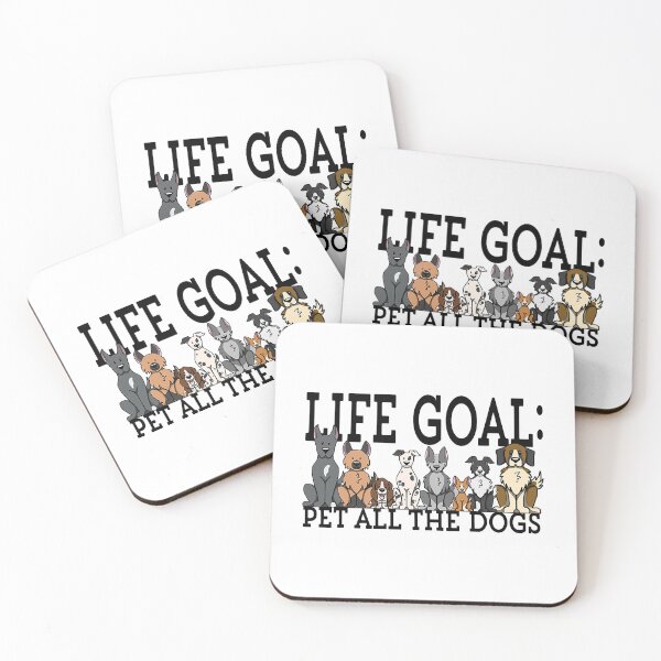 Item preview, Life Goal Pet All The Dogs Funny Dog Lovers Gift designed and sold by HardiKel.