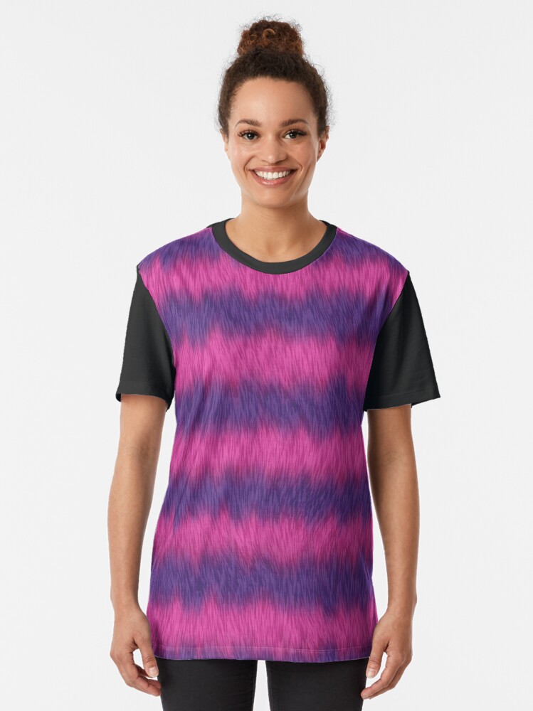 Pink and purple shop striped shirt cheshire cat