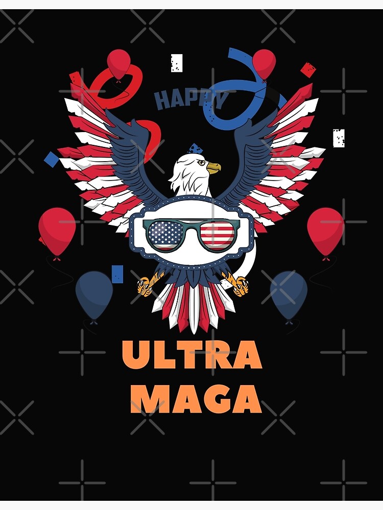 ultra-maga-super-maga-ultra-poster-for-sale-by-klimov0101-redbubble